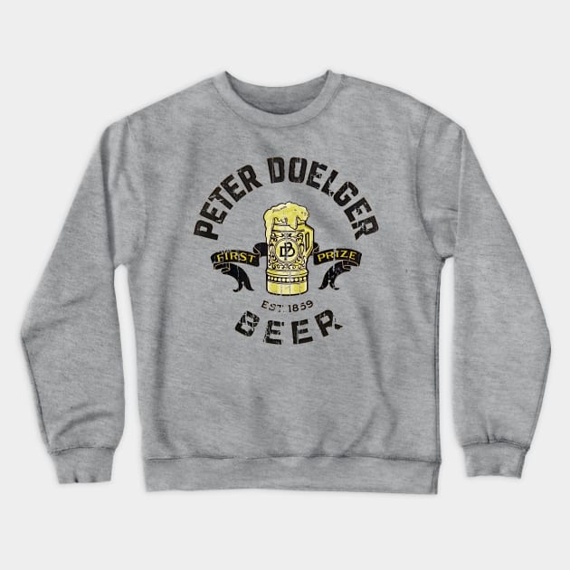 Vintage Peter Doelger Beer Label Crewneck Sweatshirt by Adatude